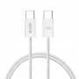 Tech-Protect Ultraboost Classic USB-C / USB-C PD-kabel, 60W, 3A, 100 cm, wit