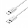Tech-Protect Ultraboost Classic USB-C / USB-C PD-kabel, 60W, 3A, 100 cm, wit