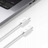 Tech-Protect Ultraboost Classic USB-C / USB-C PD-kabel, 60W, 3A, 100 cm, wit