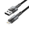Tech-Protect UltraBoost USB-A/Lightning-kabel 12W 2.4A 200 cm, grijs