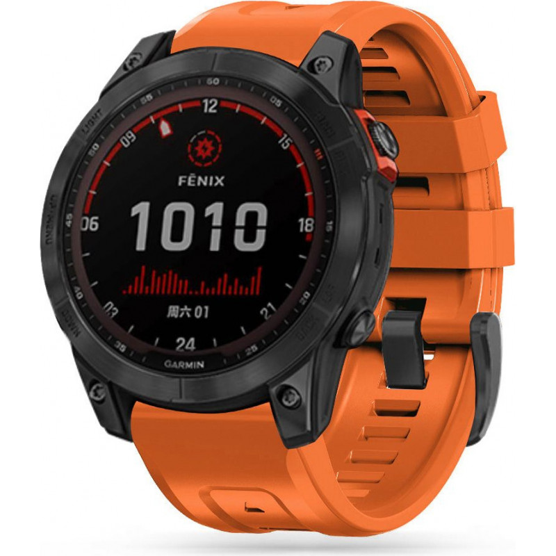 Tech-Protect Iconband THP924ORG Band voor Garmin Fenix 5/6/6 Pro/7, Oranje