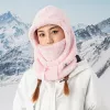 Qunature Arctic Velvet skibivakmuts, maat M, roze