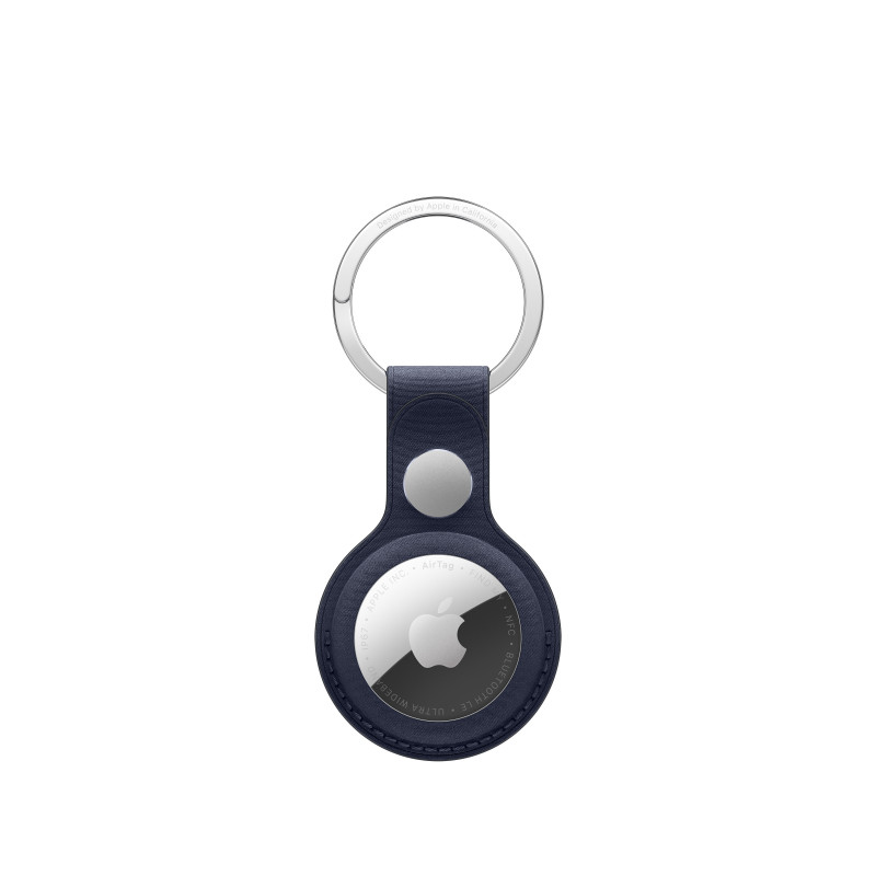 Apple AirTag FineWoven sleutelhanger, marineblauw