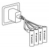 Verbatim 30250 USB-C oplaadbare batterijen Li-ion AAA 500 mAh (4 stuks)