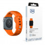 3mk Siliconen horlogeband voor Apple Watch 38/40/41 mm, oranje