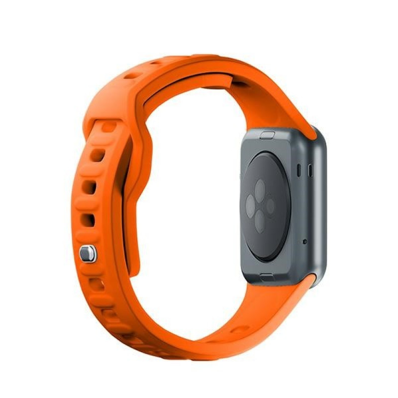 3mk Siliconen horlogeband voor Apple Watch 38/40/41 mm, oranje