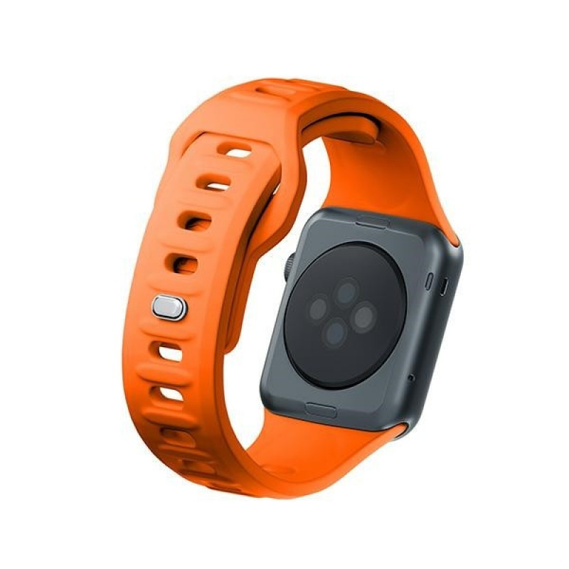 3mk Siliconen horlogeband voor Apple Watch 38/40/41 mm, oranje