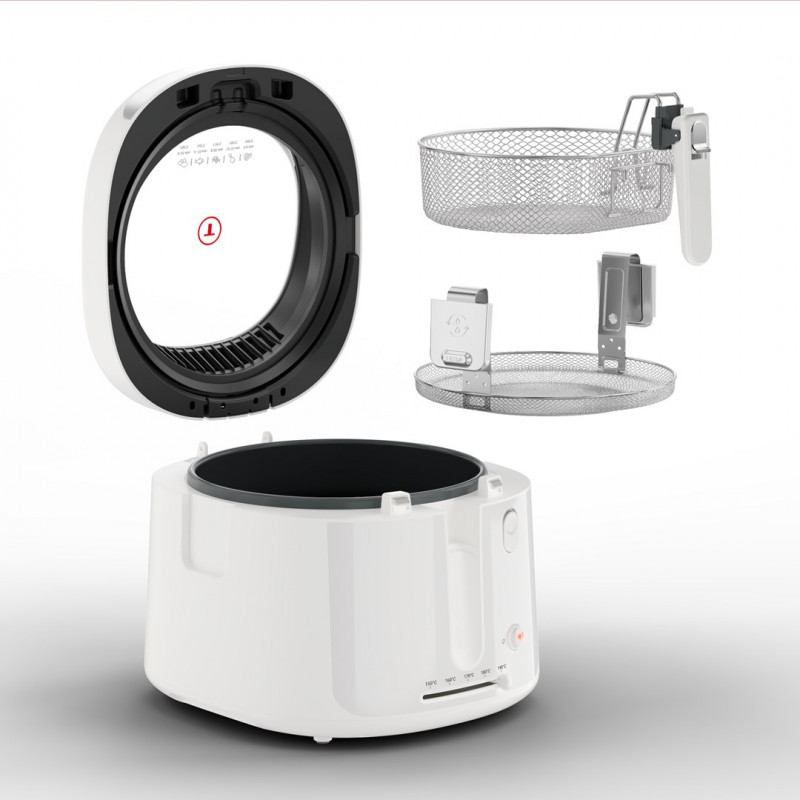 Tefal Filtra Vision FF2541E0 friteuse, 2,1 L, 1900 W, wit