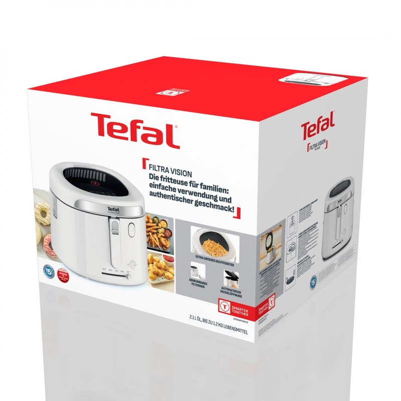 Tefal Filtra Vision FF2541E0 friteuse, 2,1 L, 1900 W, wit