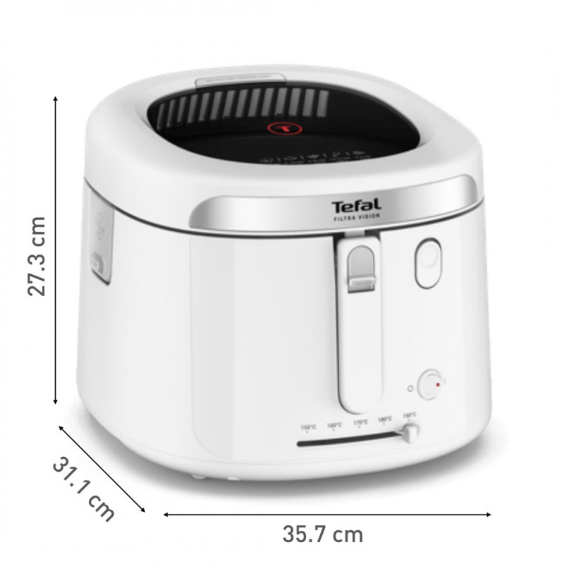 Tefal Filtra Vision FF2541E0 friteuse, 2,1 L, 1900 W, wit