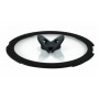 Tefal Ingenio L9846753 Deksel voor pan, rond, glas, 28 cm, zwart, transparant