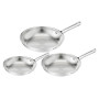 Tefal Duetto On B866S334 pannenset, 3 stuks, 20/24/28 cm, roestvrij staal