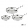 Tefal Duetto On B866S334 pannenset, 3 stuks, 20/24/28 cm, roestvrij staal