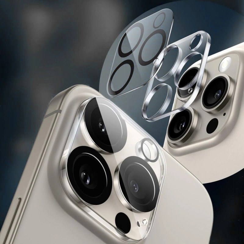 Tech-Protect Cam Fit+ Cameralens gehard glas voor Apple iPhone 14 / 14 Plus / 15 / 15 Plus, transparant