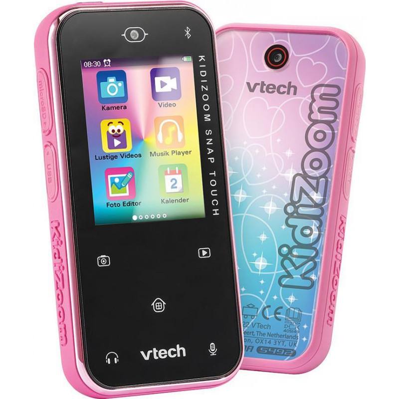 VTech KidiZoom Snap Touch 80-549254 digitale kindercamera, roze