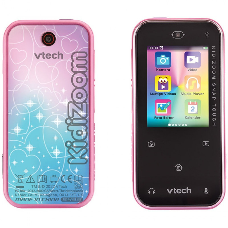 VTech KidiZoom Snap Touch 80-549254 digitale kindercamera, roze