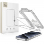 Tech-Protect Quick Set+ gehard glas voor Apple iPhone 15 Pro (2 stuks), zwart