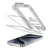 Tech-Protect Quick Set+ gehard glas voor Apple iPhone 15 Pro (2 stuks), zwart
