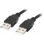 Lanberg USB-A M/M 2.0-kabel 0,5 m, zwart
