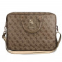 Guess GUCB15G4GFBR 4G Uptown laptoptas, 15 inch, bruin