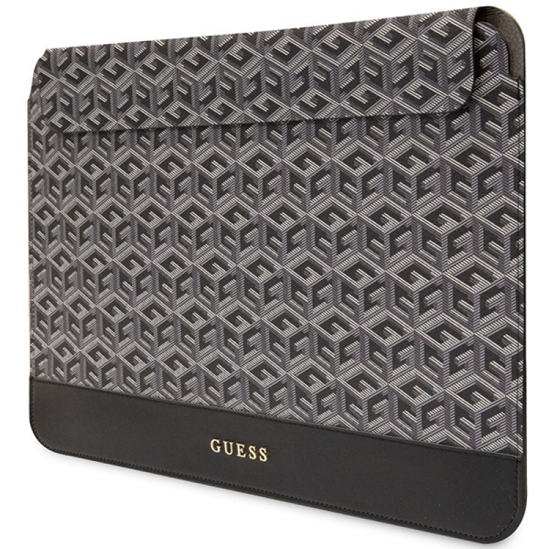 Guess GUCS16HGCFSEK GCube Stripes laptophoes, 16 inch, zwart