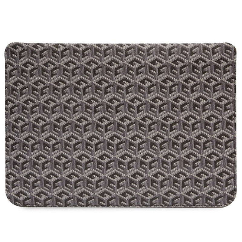 Guess GUCS16HGCFSEK GCube Stripes laptophoes, 16 inch, zwart