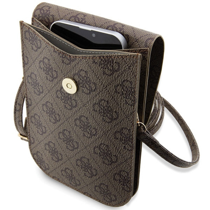 Guess GUWBP4RPSW 4G Stripes handtas, bruin
