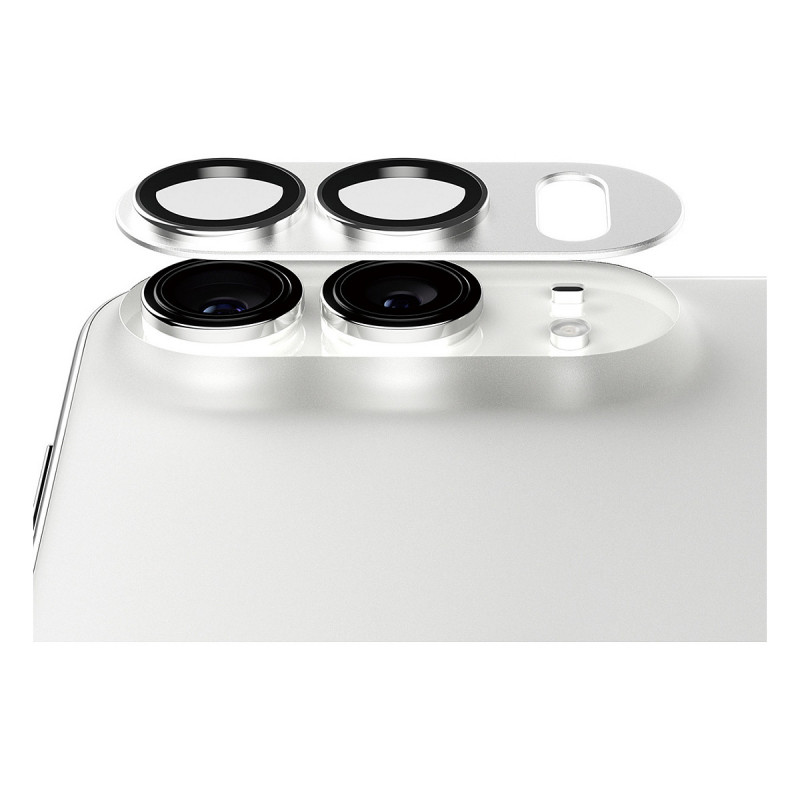 PanzerGlass Fender camerabeschermer voor iPhone Duo, wit