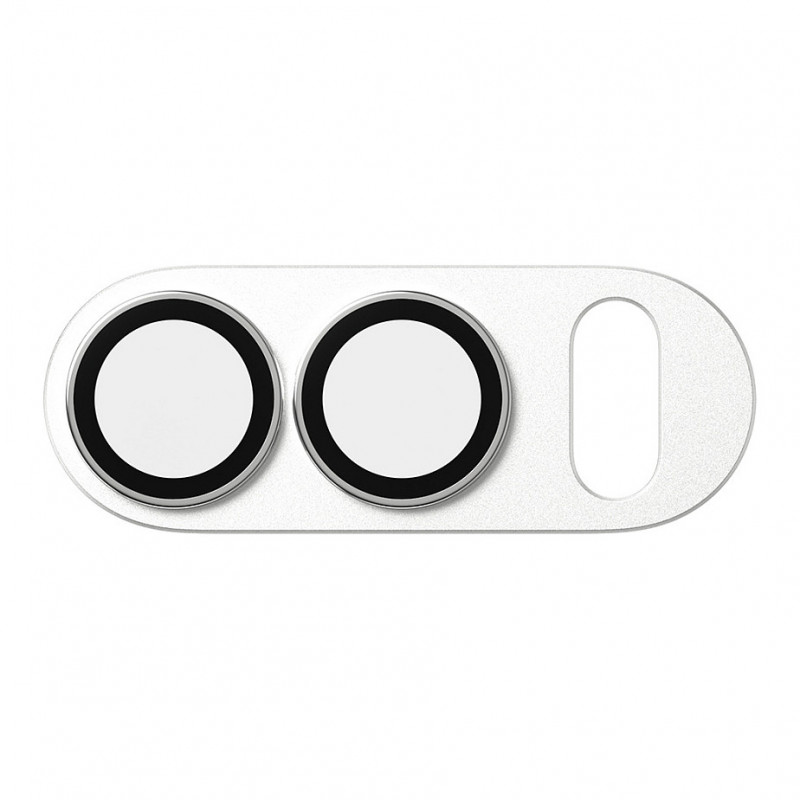 PanzerGlass Fender camerabeschermer voor iPhone Duo, wit
