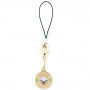 Guess GUCPMHGLD Heart Diamond Charm telefoonkoord met strassteentjes, goud