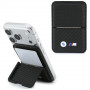 BMW M Carbon Metal Logos MagSafe-portemonnee, zwart