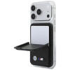 BMW M Carbon Metal Logos MagSafe-portemonnee, zwart