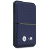 BMW M Carbon Metal Logos MagSafe-portemonnee, marineblauw
