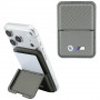 BMW M Carbon Metal Logos MagSafe-portemonnee, antraciet