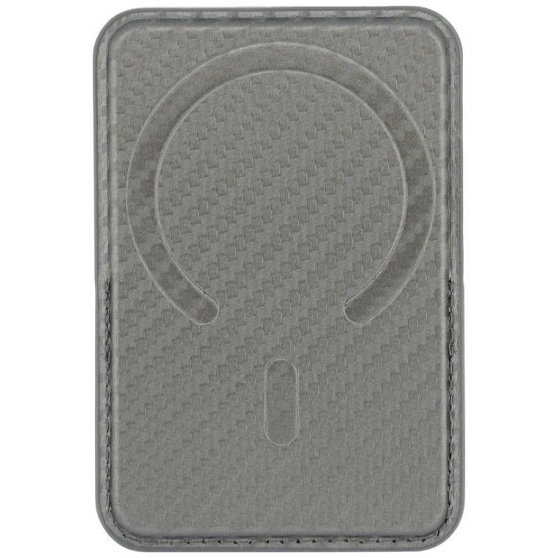 BMW M Carbon Metal Logos MagSafe-portemonnee, antraciet