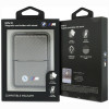BMW M Carbon Metal Logos MagSafe-portemonnee, antraciet