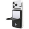 BMW Carbon Metal Logos MagSafe-portemonnee, zwart