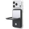 BMW Carbon Metal Logos MagSafe-portemonnee, antraciet