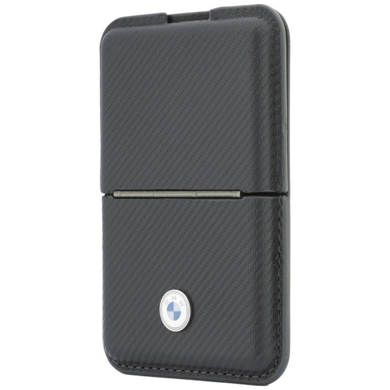 BMW Carbon Metal Logos MagSafe-portemonnee, antraciet