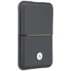 BMW Carbon Metal Logos MagSafe-portemonnee, antraciet