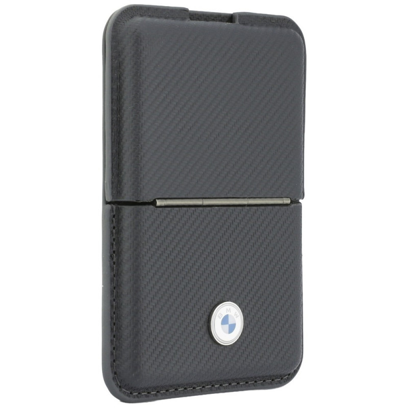 BMW Carbon Metal Logos MagSafe-portemonnee, antraciet