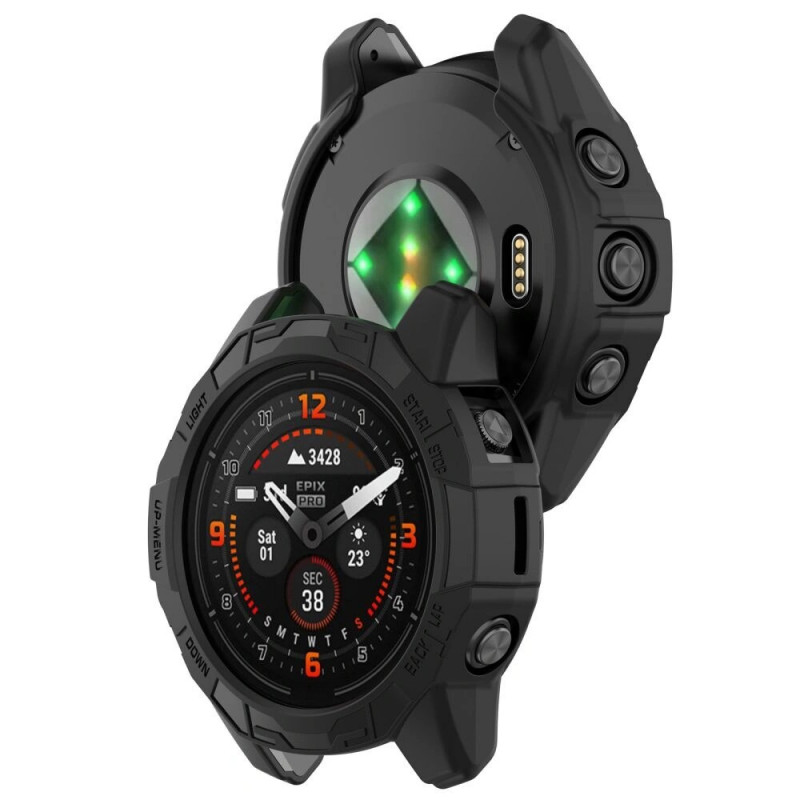 Tech-Protect Defense Air-hoesje voor Garmin Fenix 7 / 7 Pro, zwart
