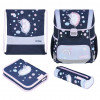 Herlitz Loop Plus Unicorn Dreams set schooltas basisschool, donkerblauw/roze