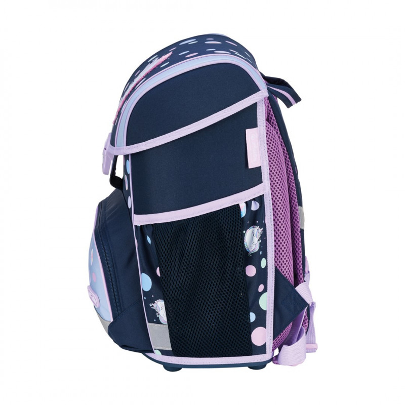 Herlitz Loop Plus Unicorn Dreams set schooltas basisschool, donkerblauw/roze