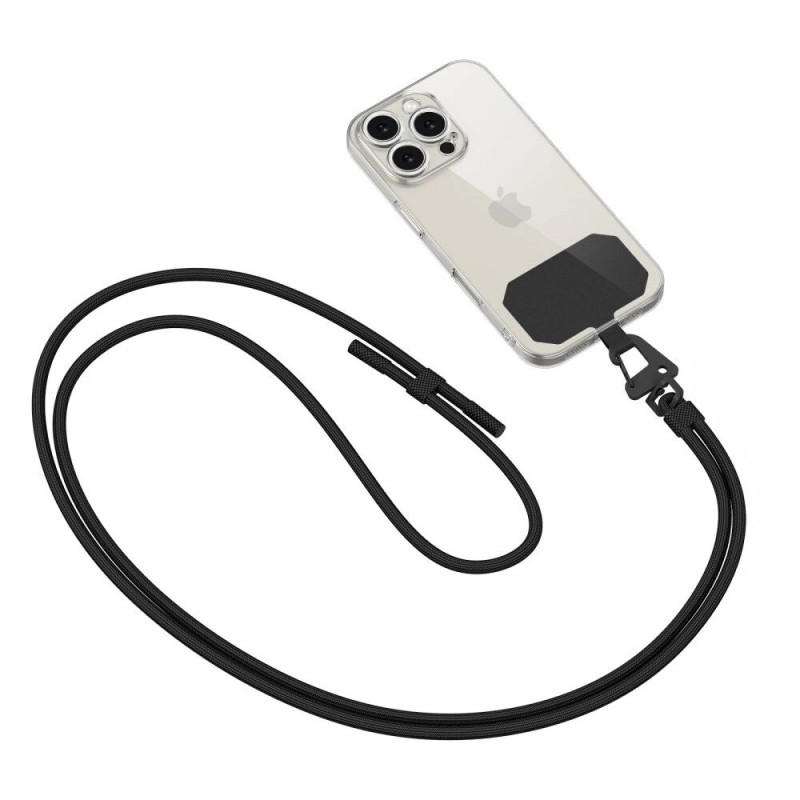 Tech-Protect C5S Rope Crossbody Strap, Zwart