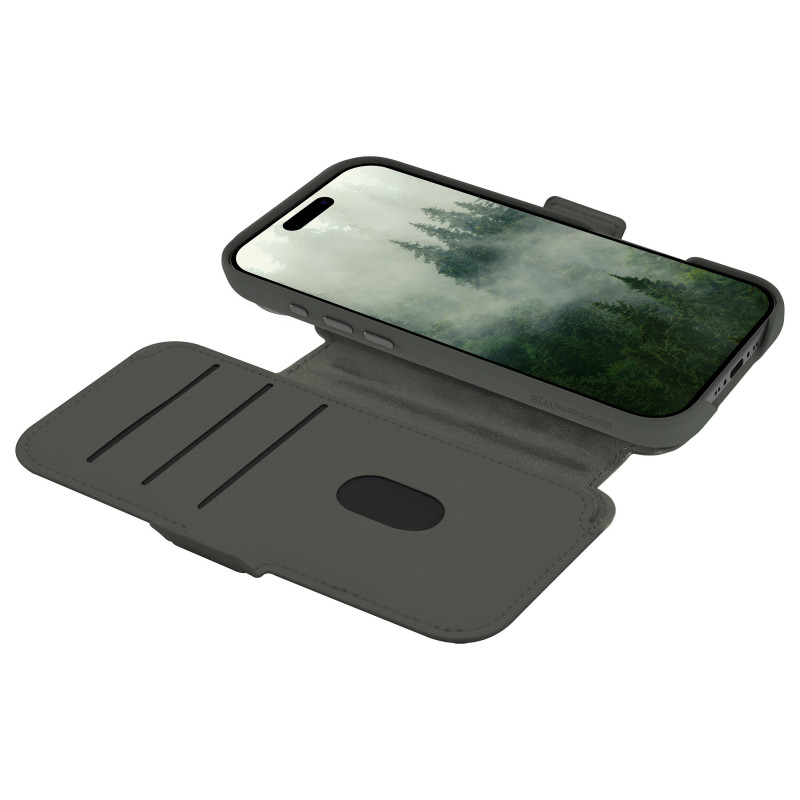 dbramante1928 Lynge MagSafe-flipcase, Forest Shadow, voor Apple iPhone Air (LM66ICGR6686)