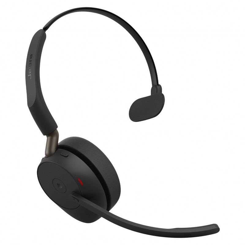 Jabra Evolve3 65 Mono Headset LINK 390a MS met oplaadstandaard, Bluetooth, on-ear