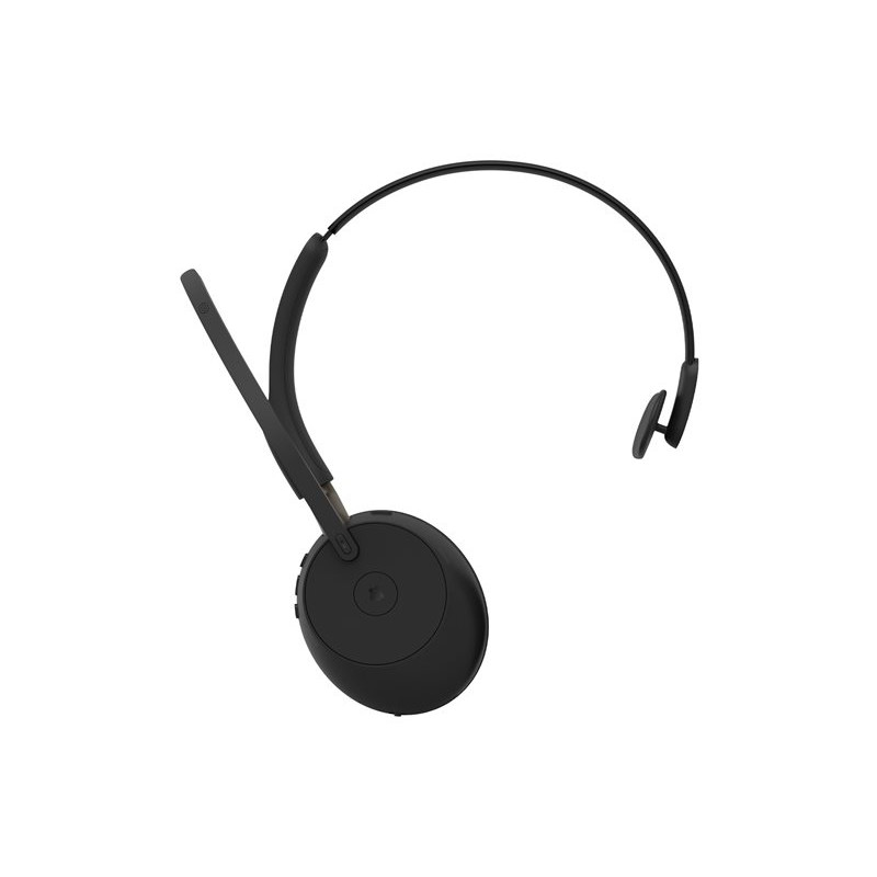 Jabra Evolve3 65 Mono Headset LINK 390a MS met oplaadstandaard, Bluetooth, on-ear