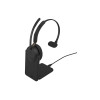 Jabra Evolve3 65 MS mono-headset, Link 390c, oplaadstandaard, zwart (36599-899-889)