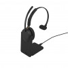 Jabra Evolve3 65 UC mono headset, Link 390c, oplaadstandaard, zwart (36599-889-889)